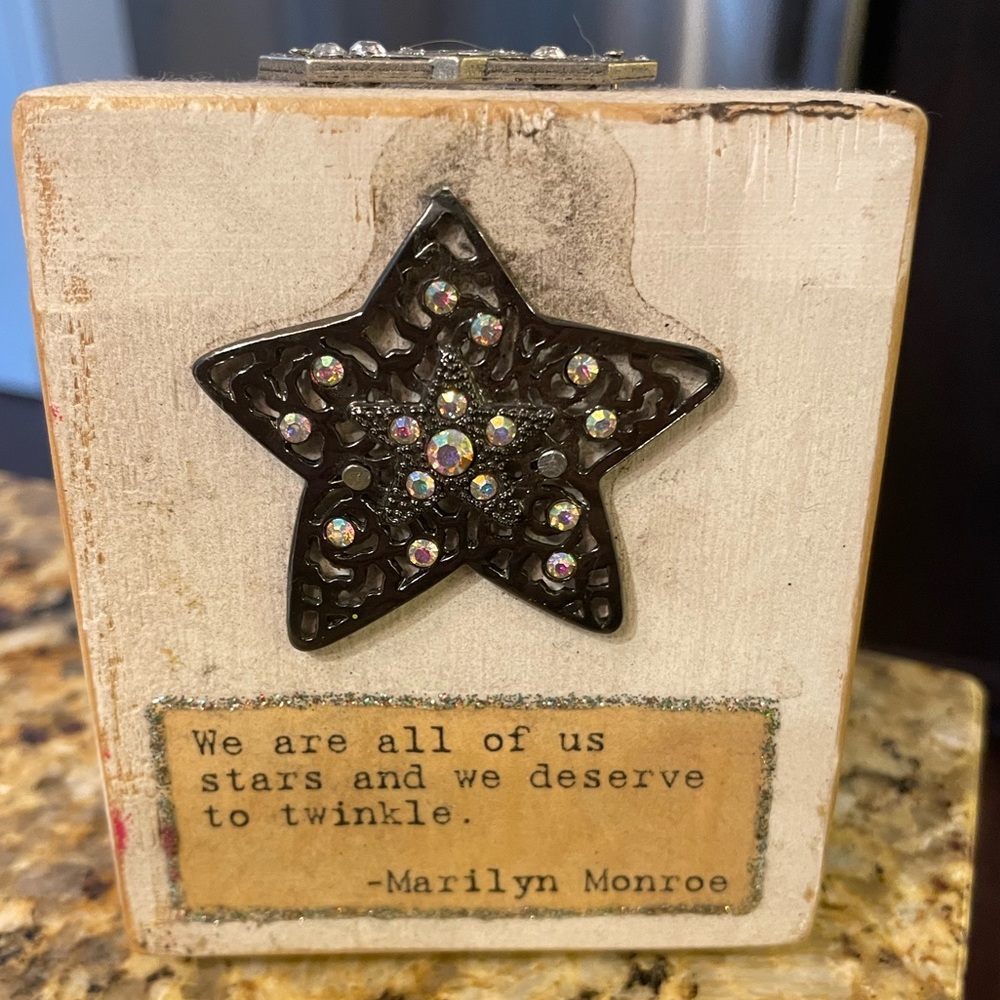 “We are all of us stars and we deserve to twinkle”